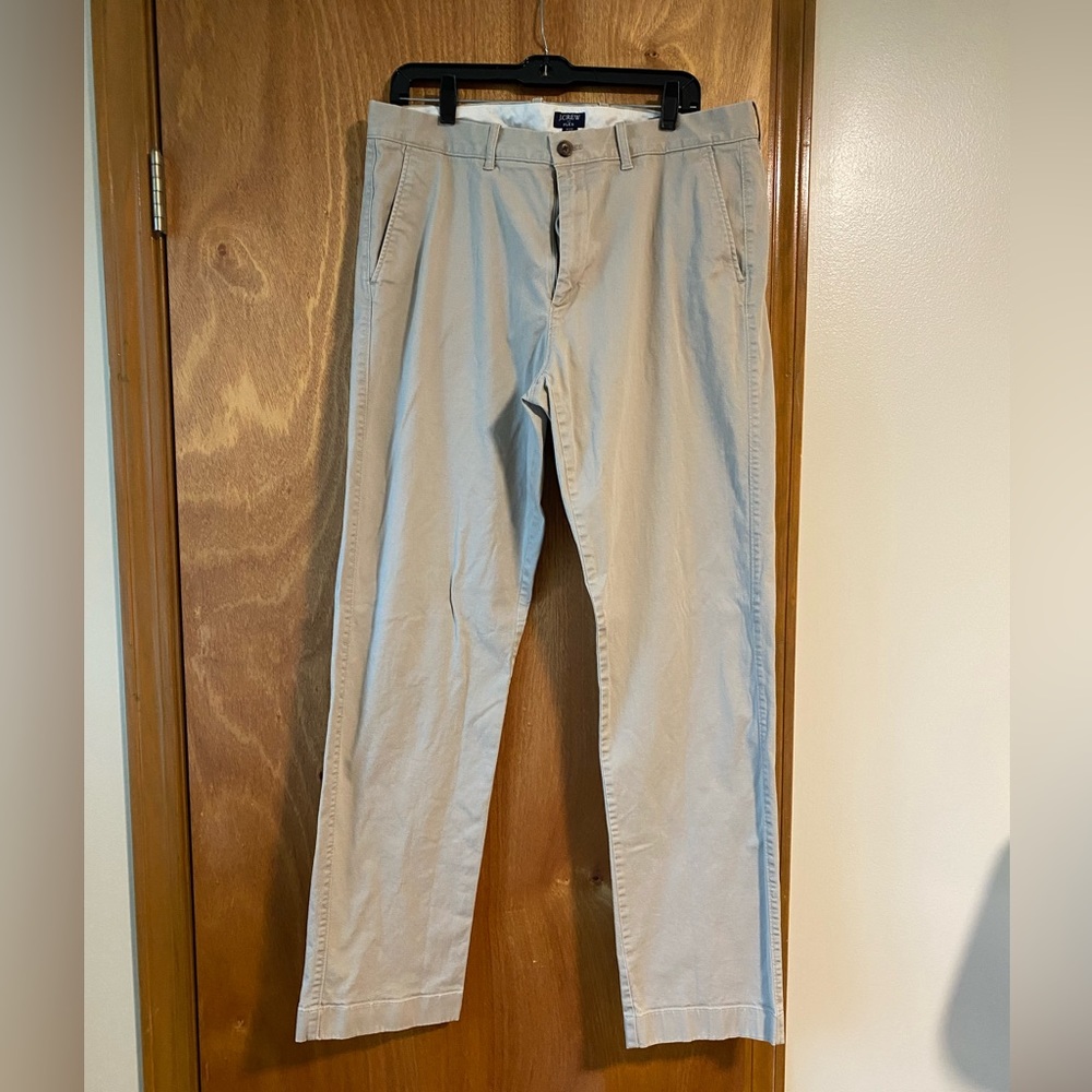 J Crew Factory Flex Khakis 36 x 34